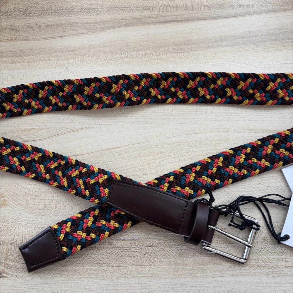 Paul Smith Multicolor Woven Men's Belt size 36 small